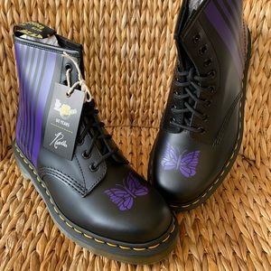 🦋Needles x Dr. Martens Limited Edition 1460 Boots